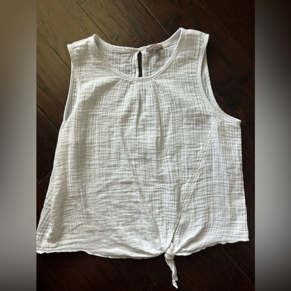 Lilla P White gauze top